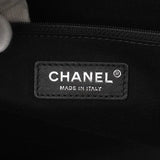【6ib1304】シャネル チェーントート ドーヴィル キャンバス ブラック シルバー金具【中古】レディース