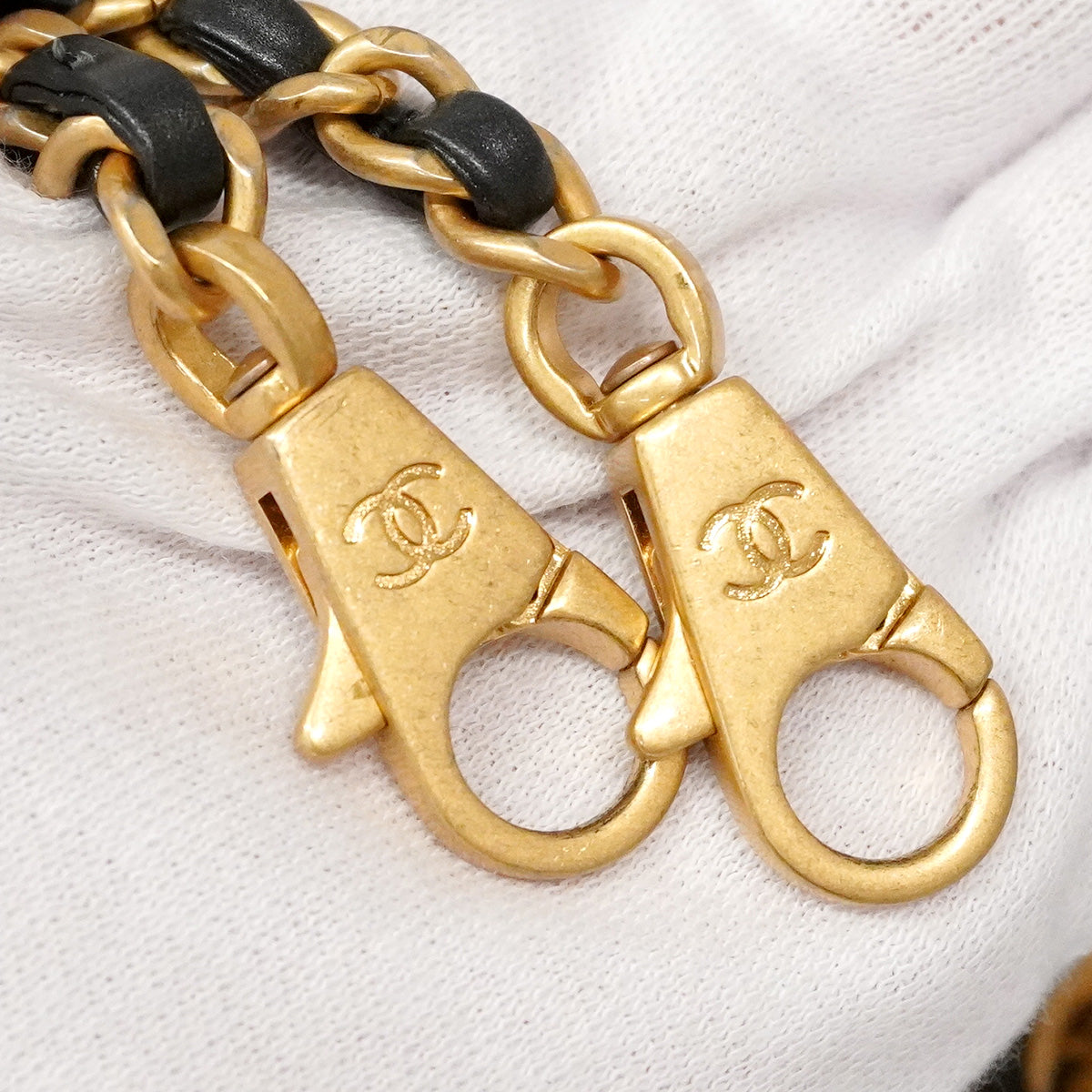 【6ib1311】シャネル ハンドバッグ チェーンショルダー ココハンドル ラムスキン ブラック ゴールド金具 2wayバッグ【中古】レディース