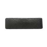【6ib1318】シャネル ショルダーバッグ マトラッセ Wフラップ Wチェーン ラムスキン ブラック ゴールド金具【中古】レディース