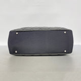 【6ib1324】シャネル チェーントート マトラッセ ラムスキン ブラック シルバー金具【中古】レディース