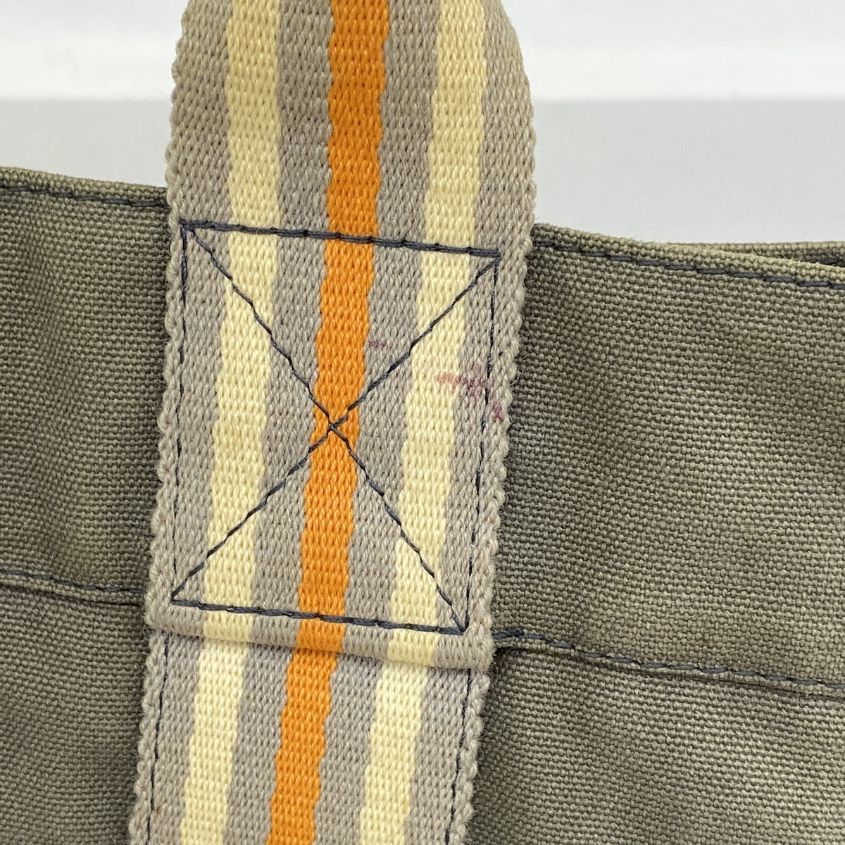 【6ib1326】エルメス トートバッグ フールトゥPM キャンバス グレー シルバー金具【中古】メンズ レディース ユニセックス