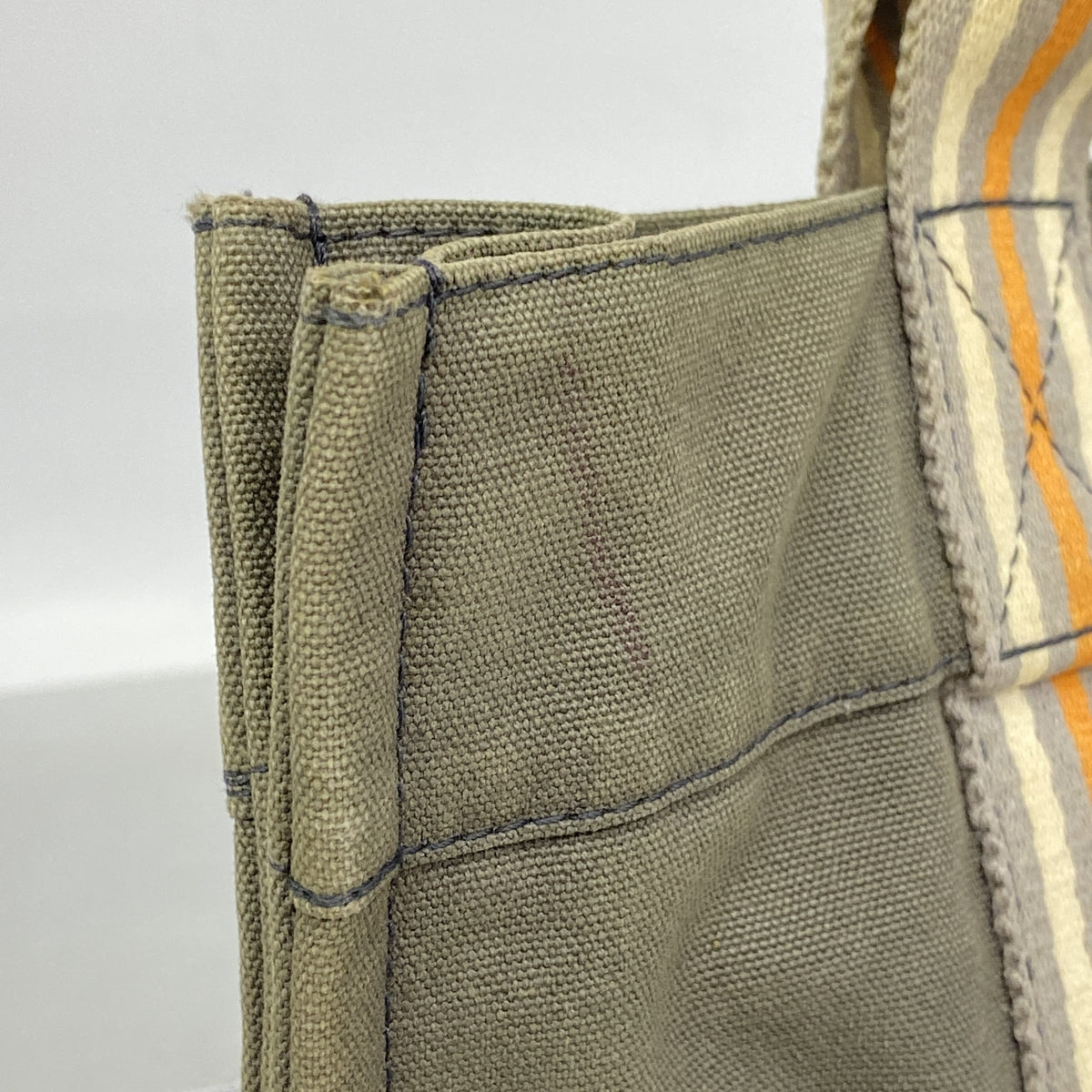 【6ib1326】エルメス トートバッグ フールトゥPM キャンバス グレー シルバー金具【中古】メンズ レディース ユニセックス