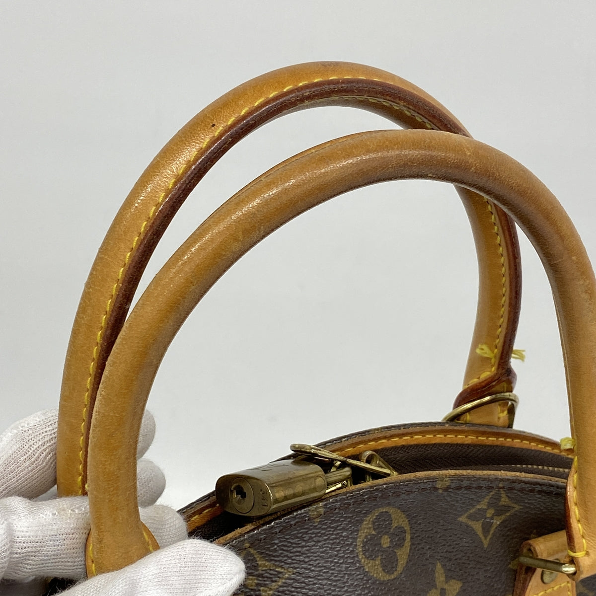 【6ib1328】ルイヴィトン ハンドバッグ モノグラム エリプスMM M51126 ブラウン【中古】レディース