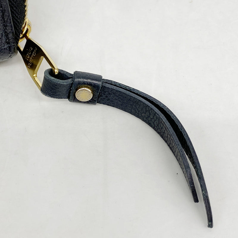 【6ib1332】ルイヴィトン 長財布 モノグラム・アンプラント バイカラー ジッピーウォレット M80481 ブラック ベージュ【中古】レディース