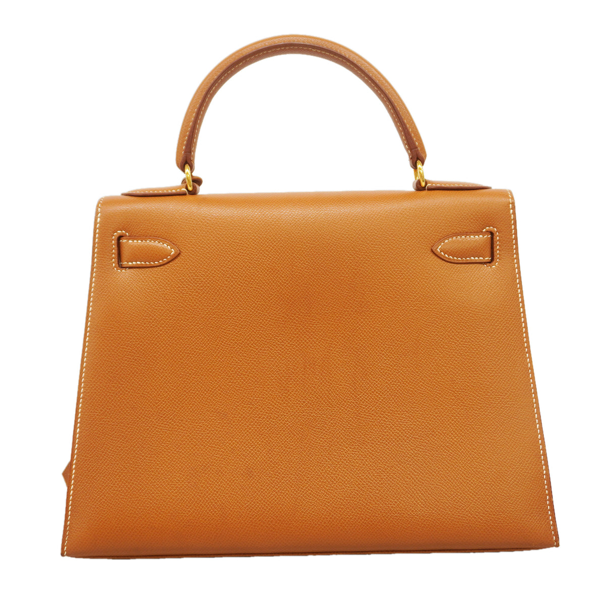 【6ib1337】エルメス ハンドバッグ ケリー28 クシュベル ゴールド ゴールド金具 □A刻印 2wayバッグ【中古】レディース