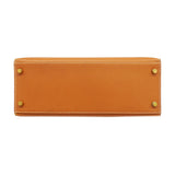 【6ib1337】エルメス ハンドバッグ ケリー28 クシュベル ゴールド ゴールド金具 □A刻印 2wayバッグ【中古】レディース