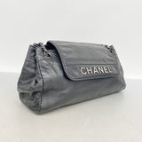 【6ib1338】シャネル ショルダーバッグ チェーンショルダー ラムスキン ブラック シルバー金具【中古】レディース