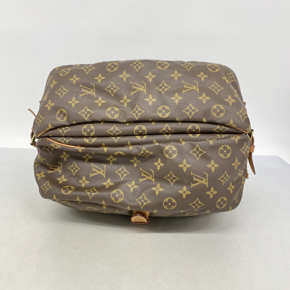 【6ib1342】ルイヴィトン ショルダーバッグ モノグラム ソミュール35 M42254 ブラウン【中古】レディース