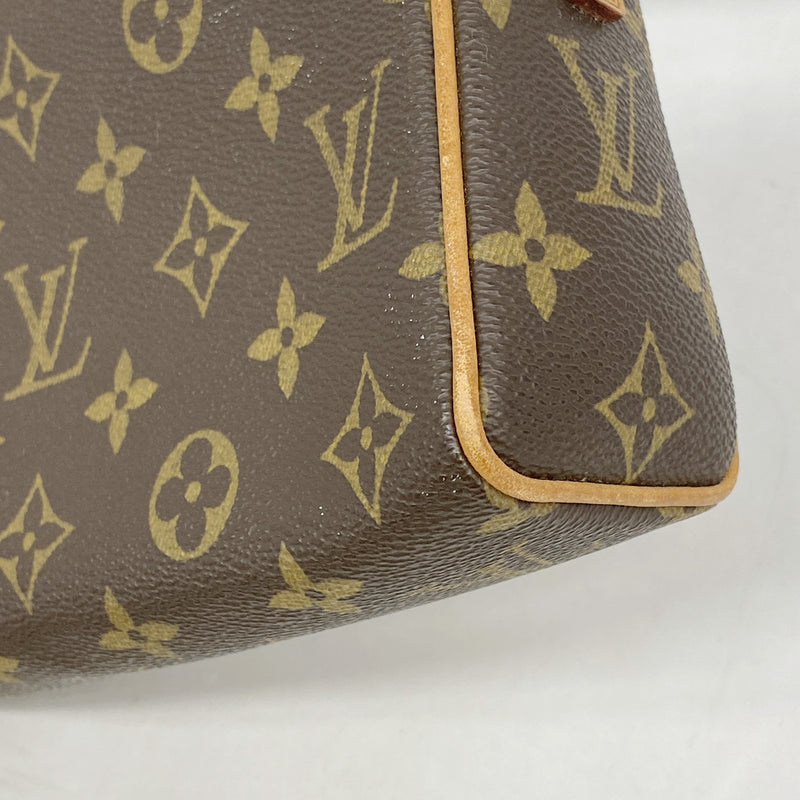 【6ib1345】ルイヴィトン ハンドバッグ モノグラム レシタル M51900 ブラウン【中古】レディース