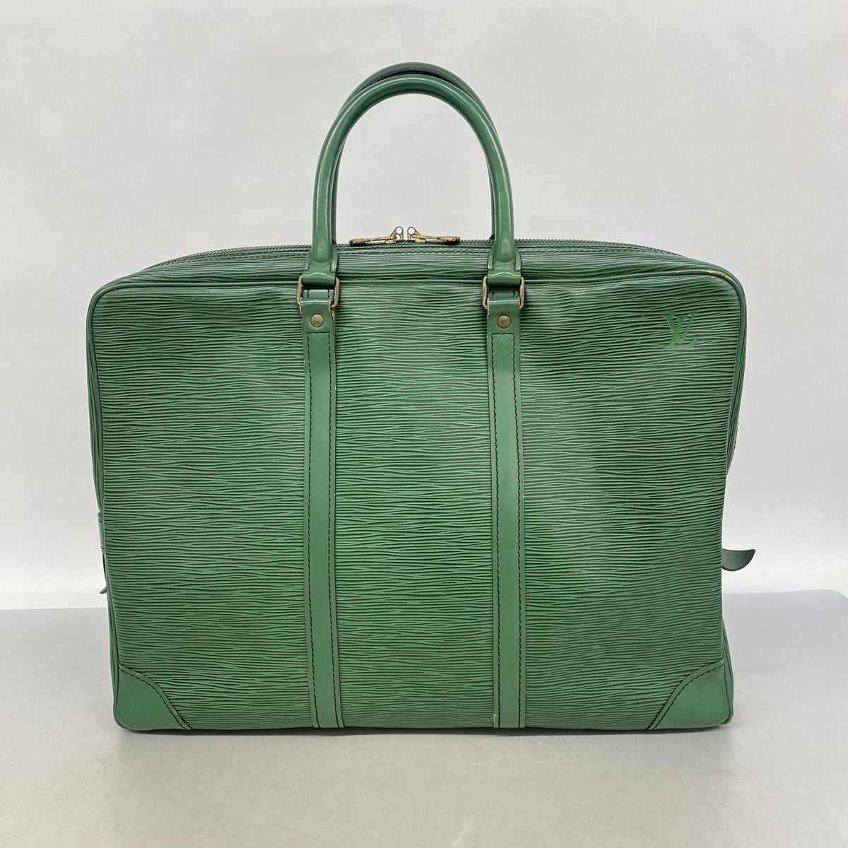 【6ib1348】ルイヴィトン ビジネスバッグ エピ ポルトドキュマンヴォワヤージュ M54474 ボルネオグリーン【中古】メンズ