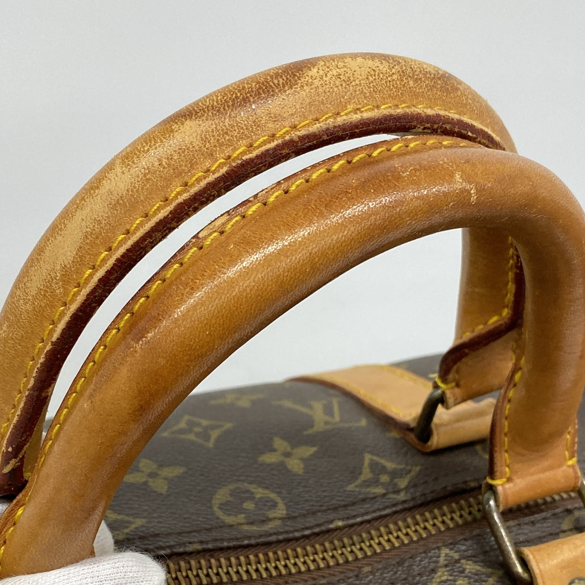 【6ib1349】ルイヴィトン ボストンバッグ モノグラム キーポル50 M41426 ブラウン【中古】メンズ レディース ユニセックス