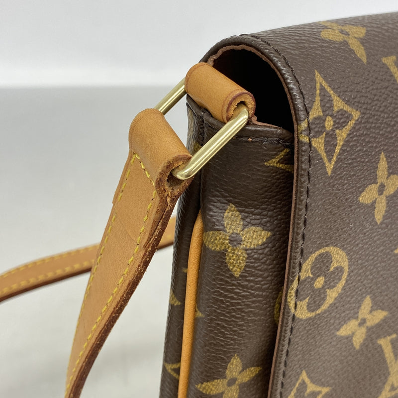 【6ib1353】ルイヴィトン ショルダーバッグ モノグラム ミュゼットサルサショートストラップ M51258 ブラウン【中古】レディース
