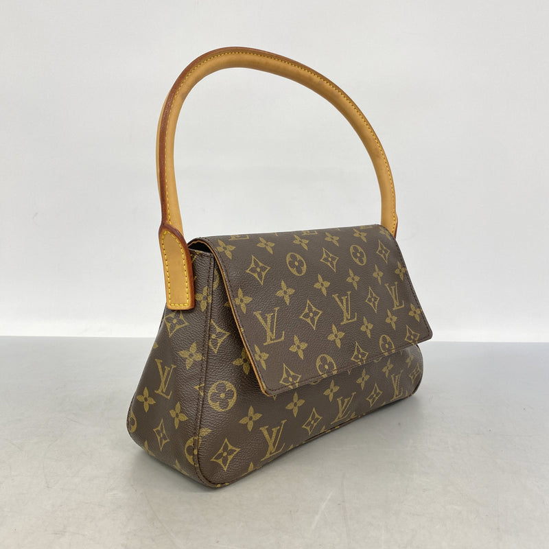 【6ib1369】ルイヴィトン ショルダーバッグ モノグラム ミニルーピング M51147 ブラウン【中古】レディース
