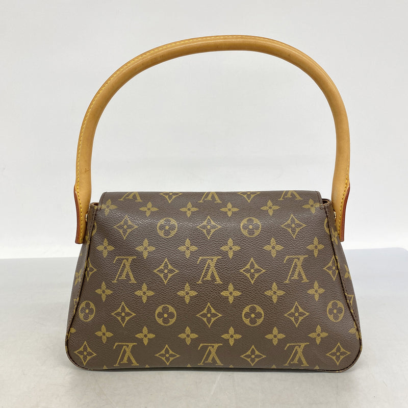 【6ib1369】ルイヴィトン ショルダーバッグ モノグラム ミニルーピング M51147 ブラウン【中古】レディース
