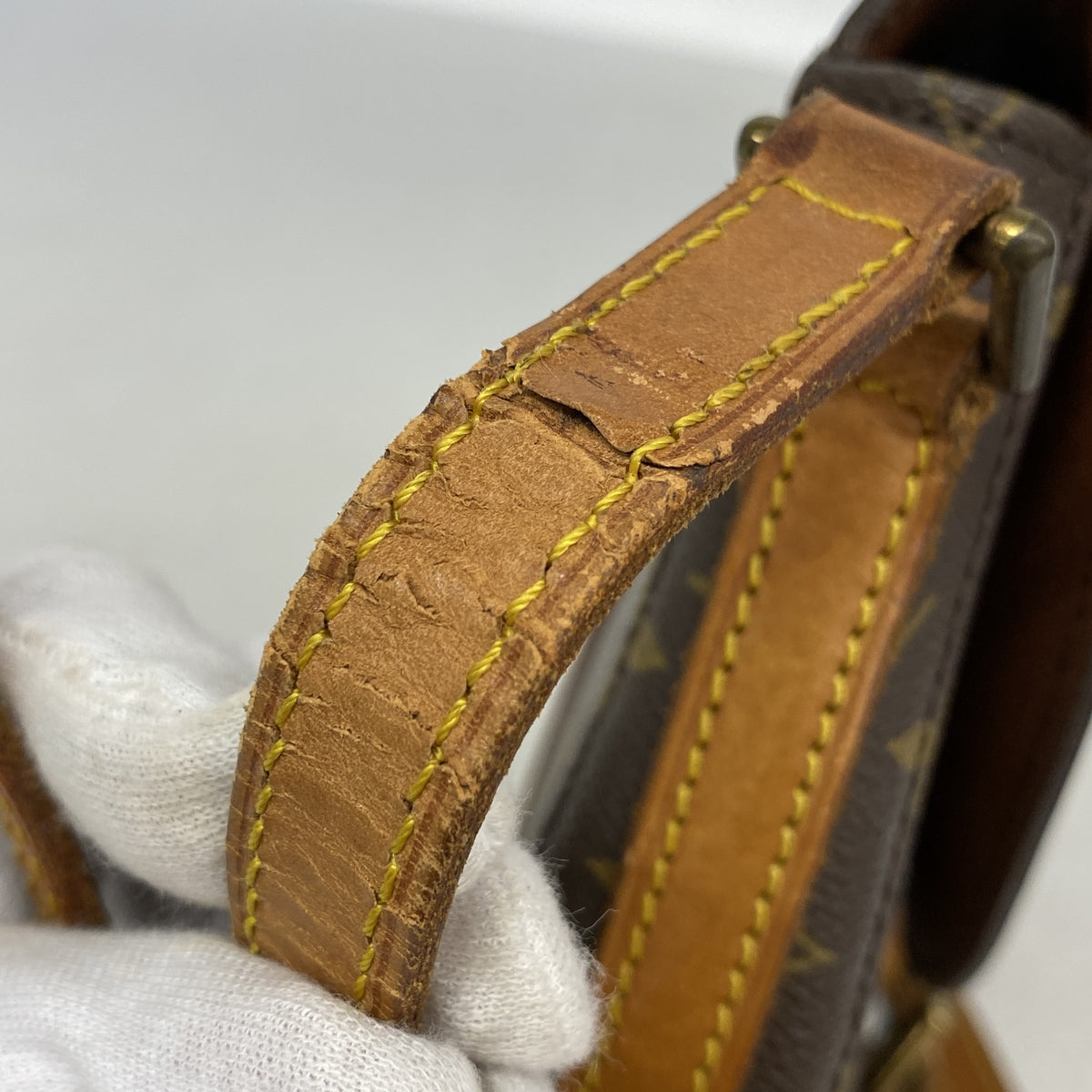 【6ib1373】ルイヴィトン ショルダーバッグ モノグラム シャンティMM M51233 ブラウン【中古】レディース