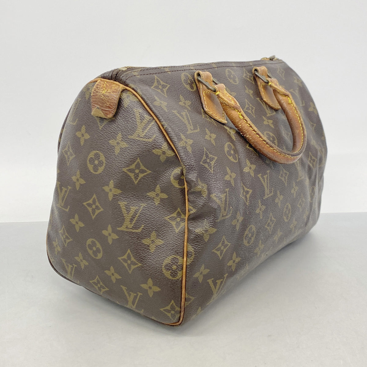 【6ib1378】ルイヴィトン ハンドバッグ モノグラム スピーディ30 M41108 ブラウン【中古】レディース
