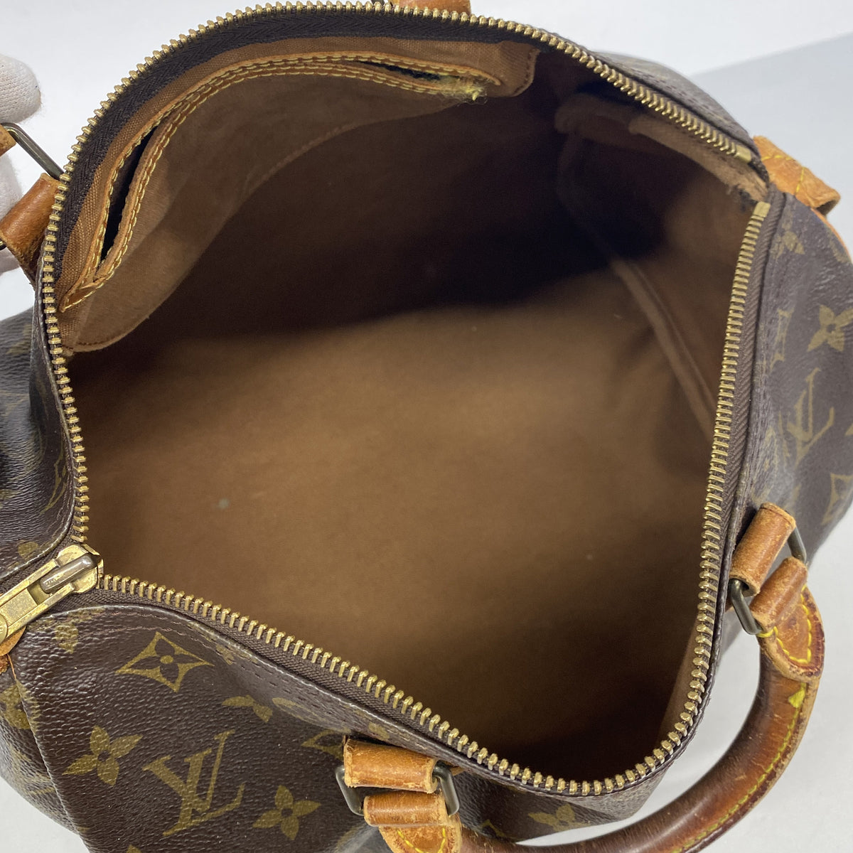 【6ib1378】ルイヴィトン ハンドバッグ モノグラム スピーディ30 M41108 ブラウン【中古】レディース