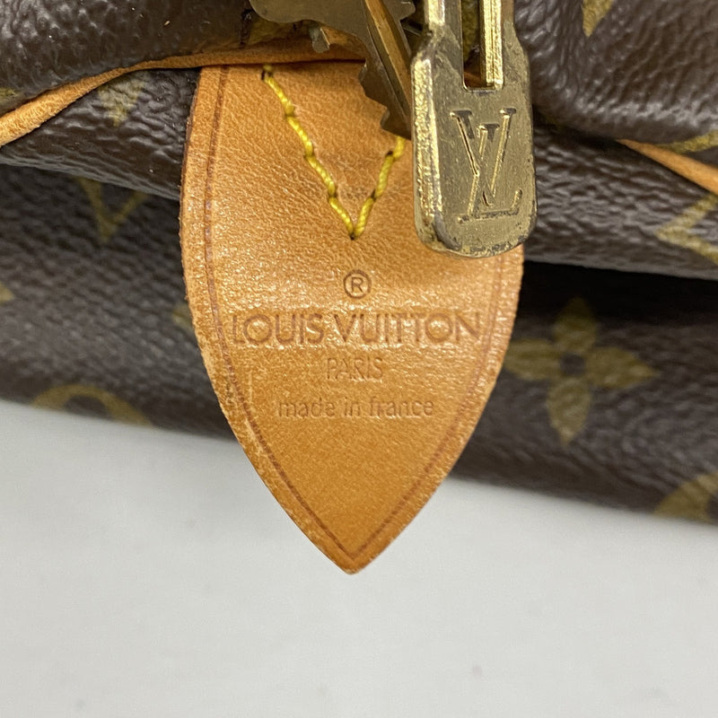 【6ib1380】ルイヴィトン ボストンバッグ モノグラム キーポル55 M41424 ブラウン【中古】メンズ レディース ユニセックス