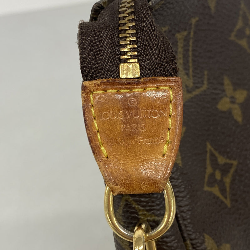 【6ib1383】ルイヴィトン ポーチ モノグラム ポシェットアクセソワール M51980 ブラウン【中古】レディース
