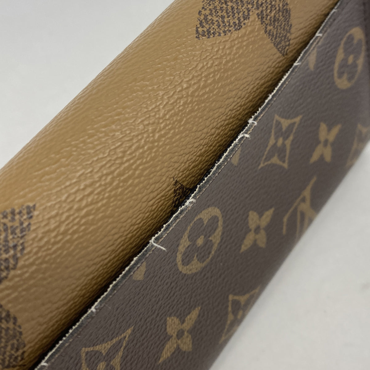【6ib1384】ルイヴィトン 長財布 モノグラム・ジャイアント リバース ポルトフォイユサラ M80726 ブラウン【中古】レディース