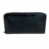 【6ib1385】ルイヴィトン 長財布 ヴェルニ ジッピーウォレット M90075 ノワールマニエティック【中古】メンズ