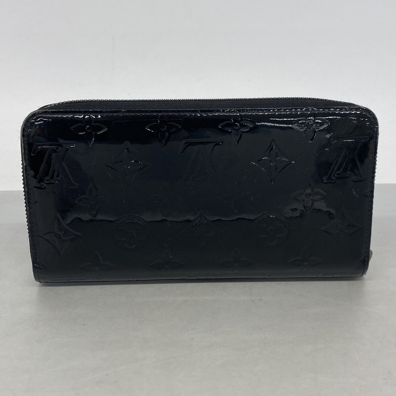 【6ib1385】ルイヴィトン 長財布 ヴェルニ ジッピーウォレット M90075 ノワールマニエティック【中古】メンズ