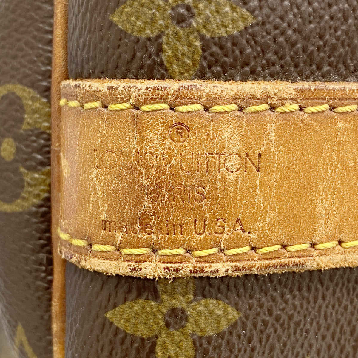 【6ib1387】ルイヴィトン ボストンバッグ モノグラム キーポルバンドリエール55 M41414 ブラウン【中古】メンズ レディース ユニセックス