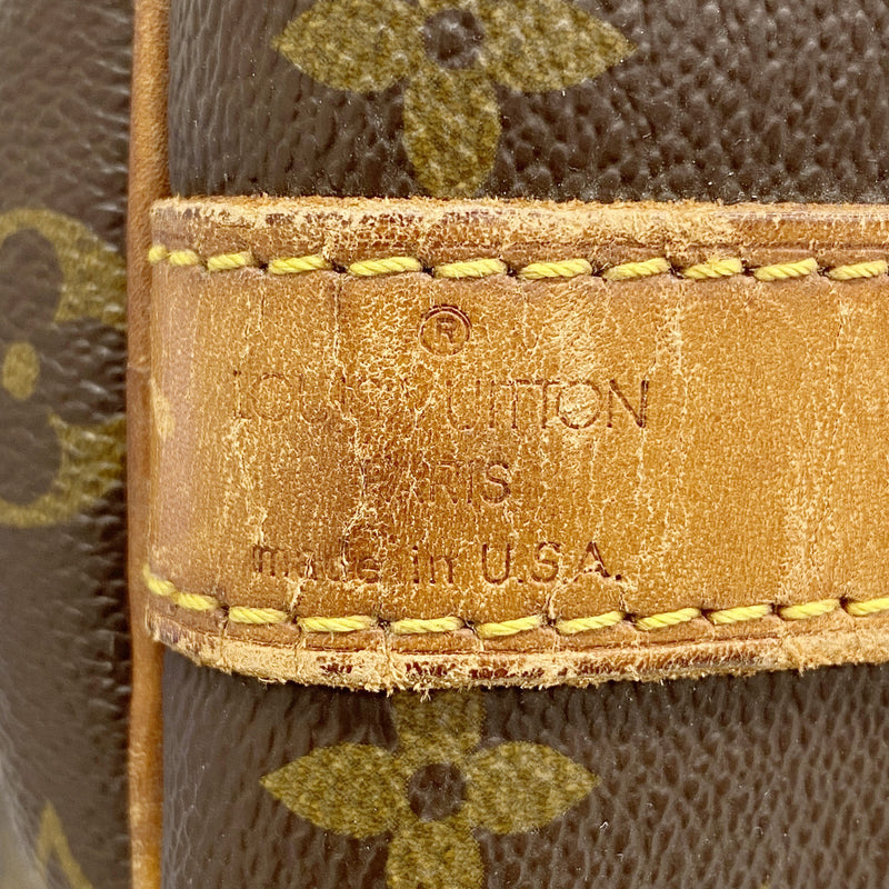 【6ib1387】ルイヴィトン ボストンバッグ モノグラム キーポルバンドリエール55 M41414 ブラウン【中古】メンズ レディース ユニセックス