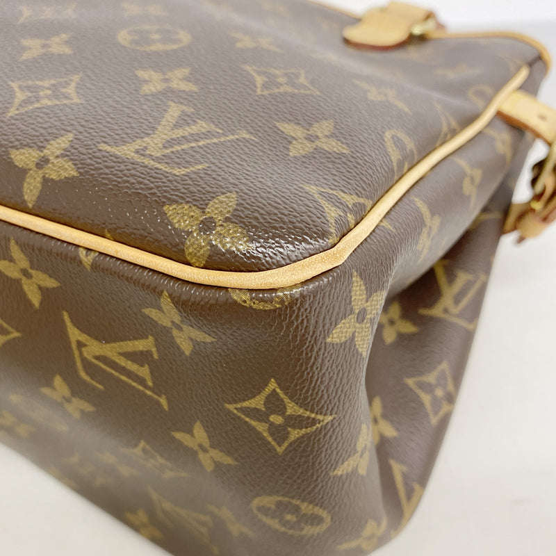 【6ib1392】ルイヴィトン トートバッグ モノグラム バティニョール M51156 ブラウン【中古】レディース