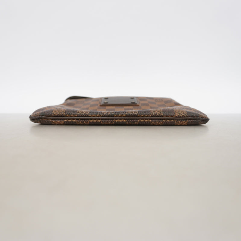 【6ib1411】ルイヴィトン ショルダーバッグ ダミエ ポシェットプラットブルックリン N41100 エベヌ【中古】レディース