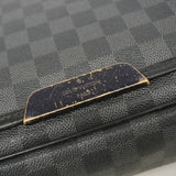 【6ib1412】ルイヴィトン ショルダーバッグ ダミエ・グラフィット ダニエルMM N58029 ブラック グレー【中古】メンズ
