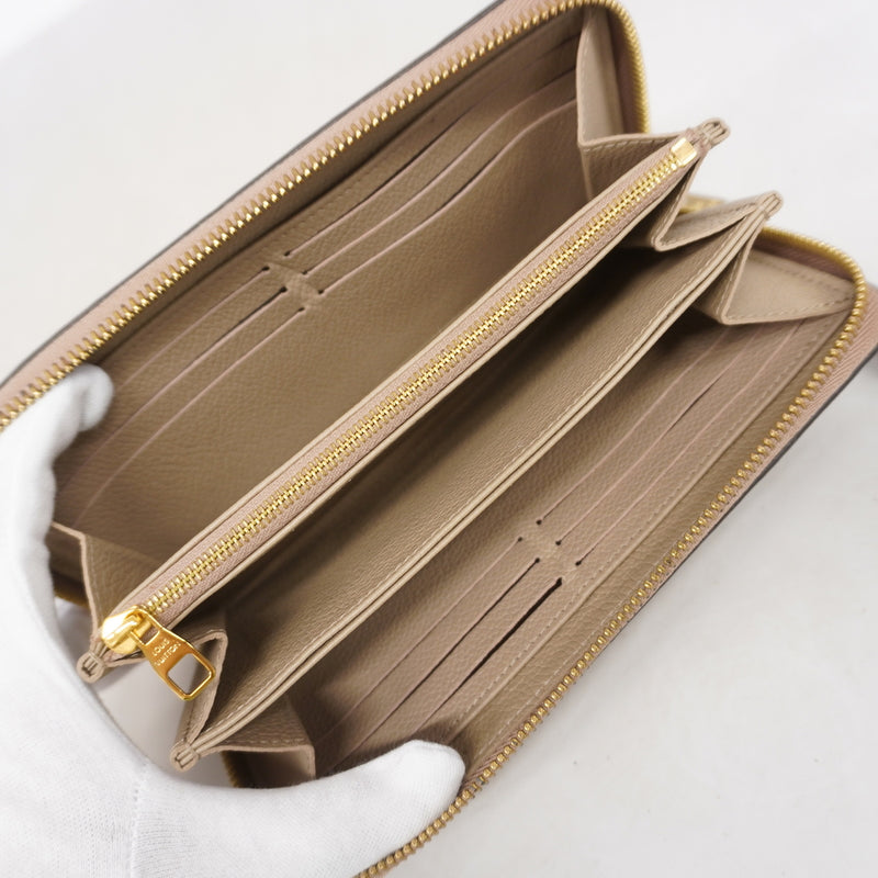 【6ib1416】ルイヴィトン 長財布 モノグラム・アンプラント ジッピーウォレット M69034 トゥルトレール【中古】レディース