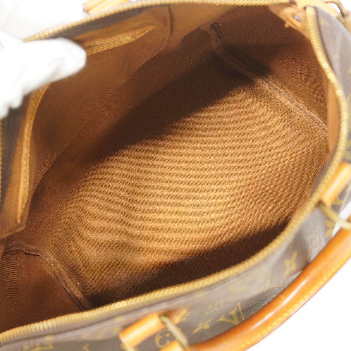 【6ib1420】ルイヴィトン ハンドバッグ モノグラム スピーディ30 M41108 ブラウン【中古】レディース
