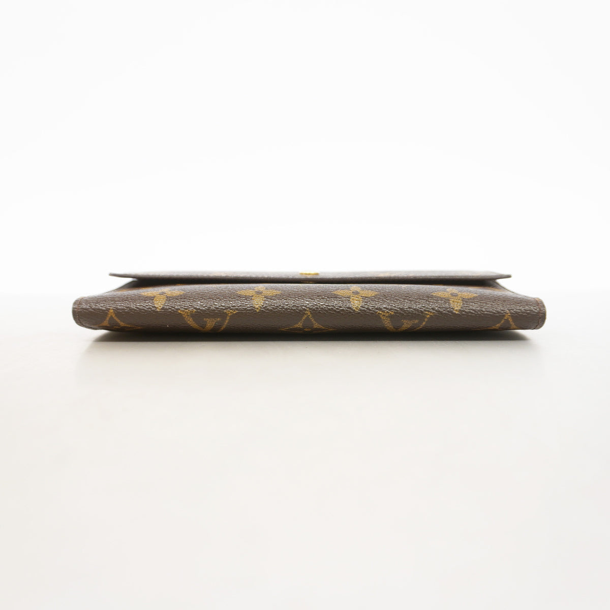 【6ib1423】ルイヴィトン 三つ折り長財布 モノグラム ポルトフォイユインターナショナル M61215 ブラウン【中古】レディース