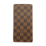 【6ib1424】ルイヴィトン 長財布 ダミエ ポルトフォイユブラザ N60017 エベヌ【中古】レディース