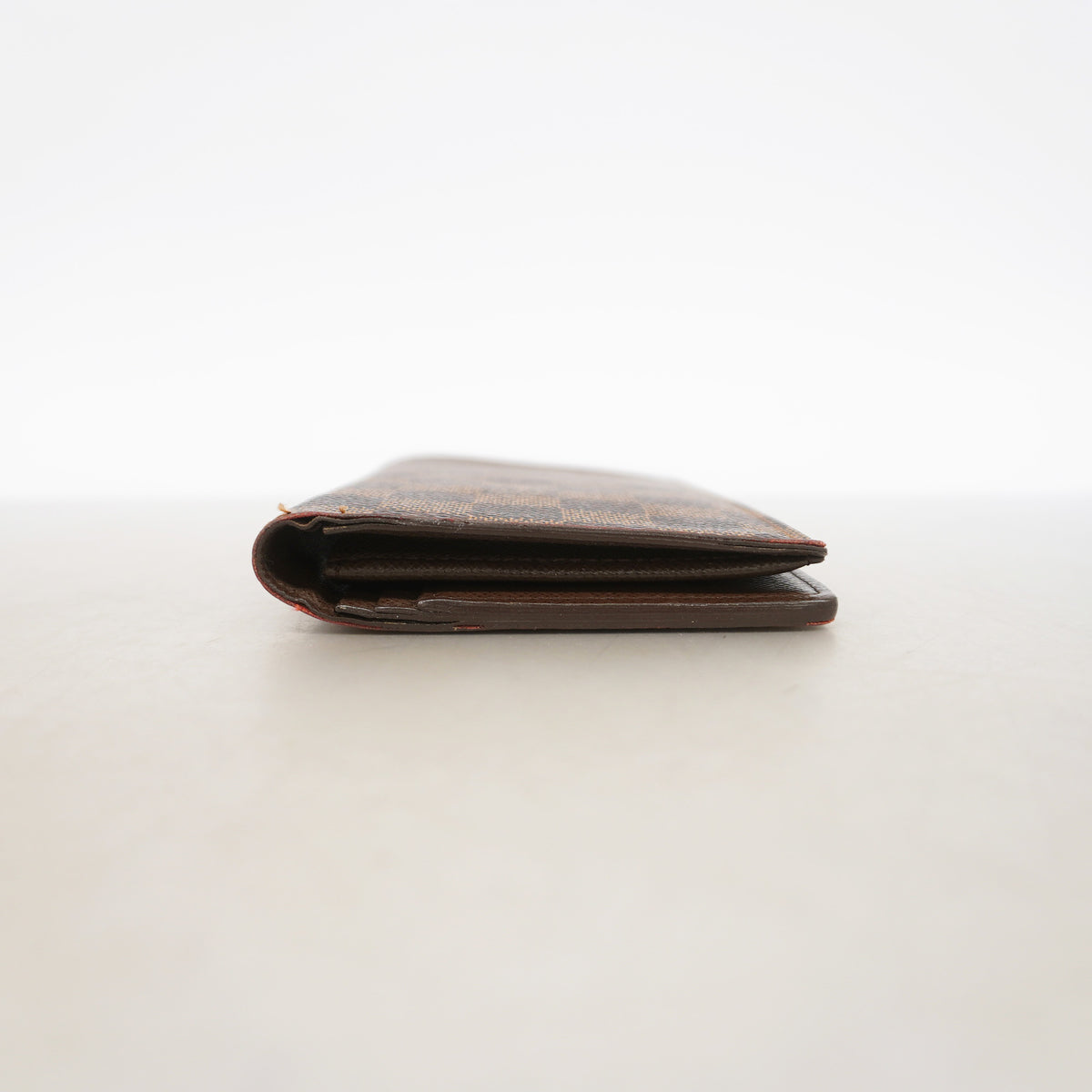 【6ib1424】ルイヴィトン 長財布 ダミエ ポルトフォイユブラザ N60017 エベヌ【中古】レディース