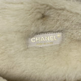 【6ib1442】シャネル ショルダーバッグ マトラッセ チェーンショルダー ファー グレー ゴールド金具【中古】レディース