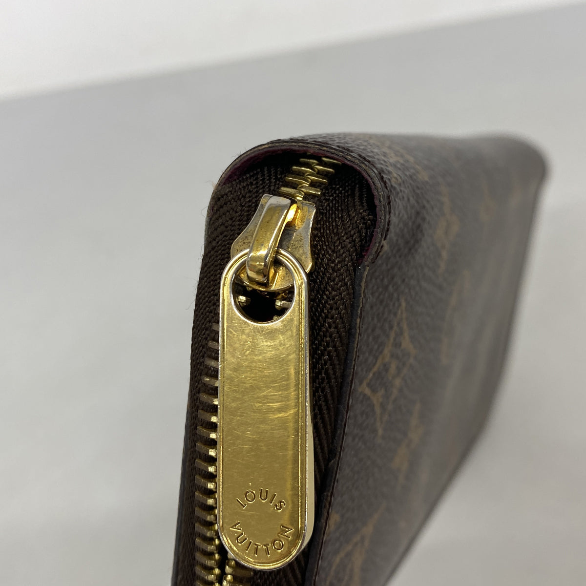 【6ib1449】ルイヴィトン 長財布 モノグラム ジッピーウォレット M41895 フューシャ【中古】レディース