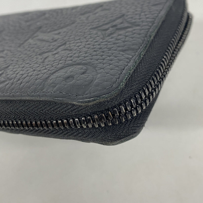 【6ib1450】ルイヴィトン 長財布 モノグラム・トリヨン ジッピーウォレットヴェルティカル M69047 ノワール【中古】メンズ