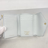 【6ib1453】ルイヴィトン 三つ折り財布 モノグラム・オリジン ポルトフォイユヴィクトリーヌ M27682 ブルークーリエ【中古】レディース