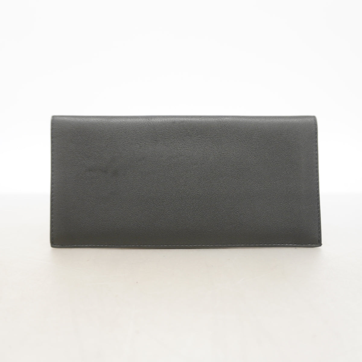 【6ib1456】カルティエ 長札入れ レザー ブラック ゴールド金具【中古】メンズ レディース ユニセックス