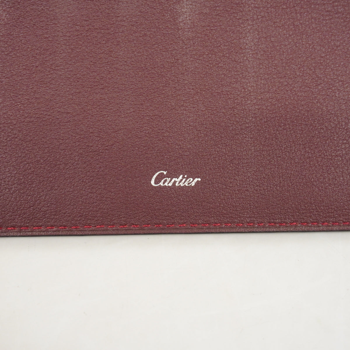 【6ib1456】カルティエ 長札入れ レザー ブラック ゴールド金具【中古】メンズ レディース ユニセックス