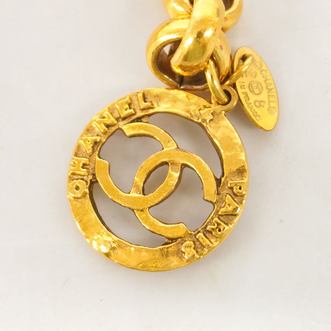 【6ib1458】シャネル ベルト チェーンベルト ゴールド ゴールド金具【中古】レディース