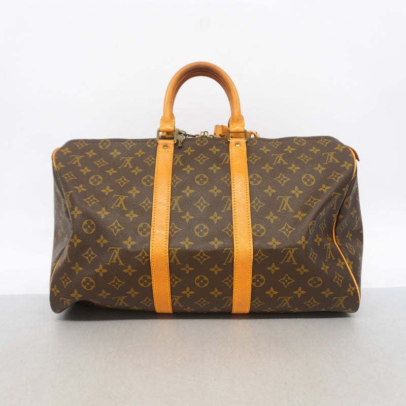 【6ib1467】ルイヴィトン ボストンバッグ モノグラム キーポル45 M41428 ブラウン【中古】メンズ レディース ユニセックス