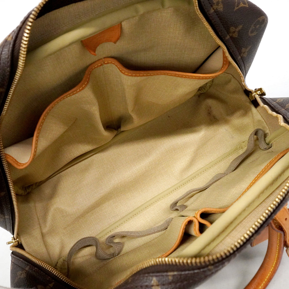 【6ib1485】ルイヴィトン ハンドバッグ モノグラム ドーヴィル M47270 ブラウン【中古】レディース