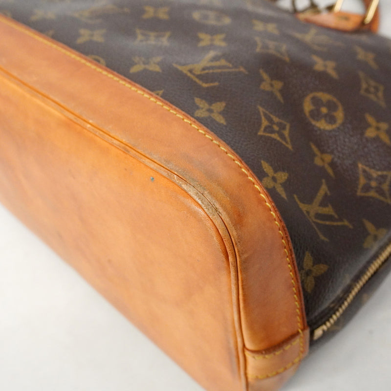 【6ib1486】ルイヴィトン ハンドバッグ モノグラム アルマ M51130 ブラウン【中古】レディース