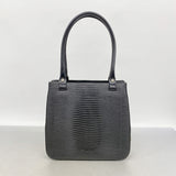 【6ib1495】サルヴァトーレフェラガモ トートバッグ レザー ブラック シルバー金具【中古】レディース