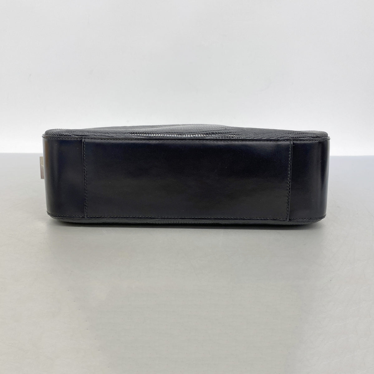 【6ib1495】サルヴァトーレフェラガモ トートバッグ レザー ブラック シルバー金具【中古】レディース