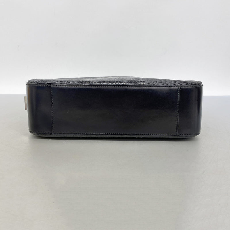 【6ib1495】サルヴァトーレフェラガモ トートバッグ レザー ブラック シルバー金具【中古】レディース
