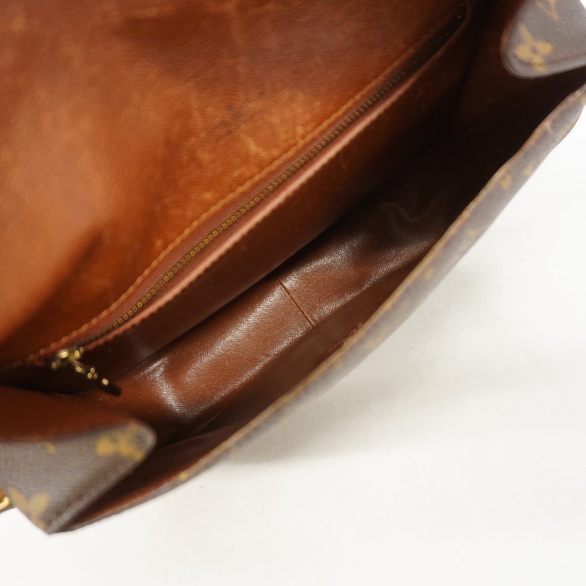 【6ib1500】ルイヴィトン ショルダーバッグ モノグラム サンクルーGM M51242 ブラウン【中古】レディース